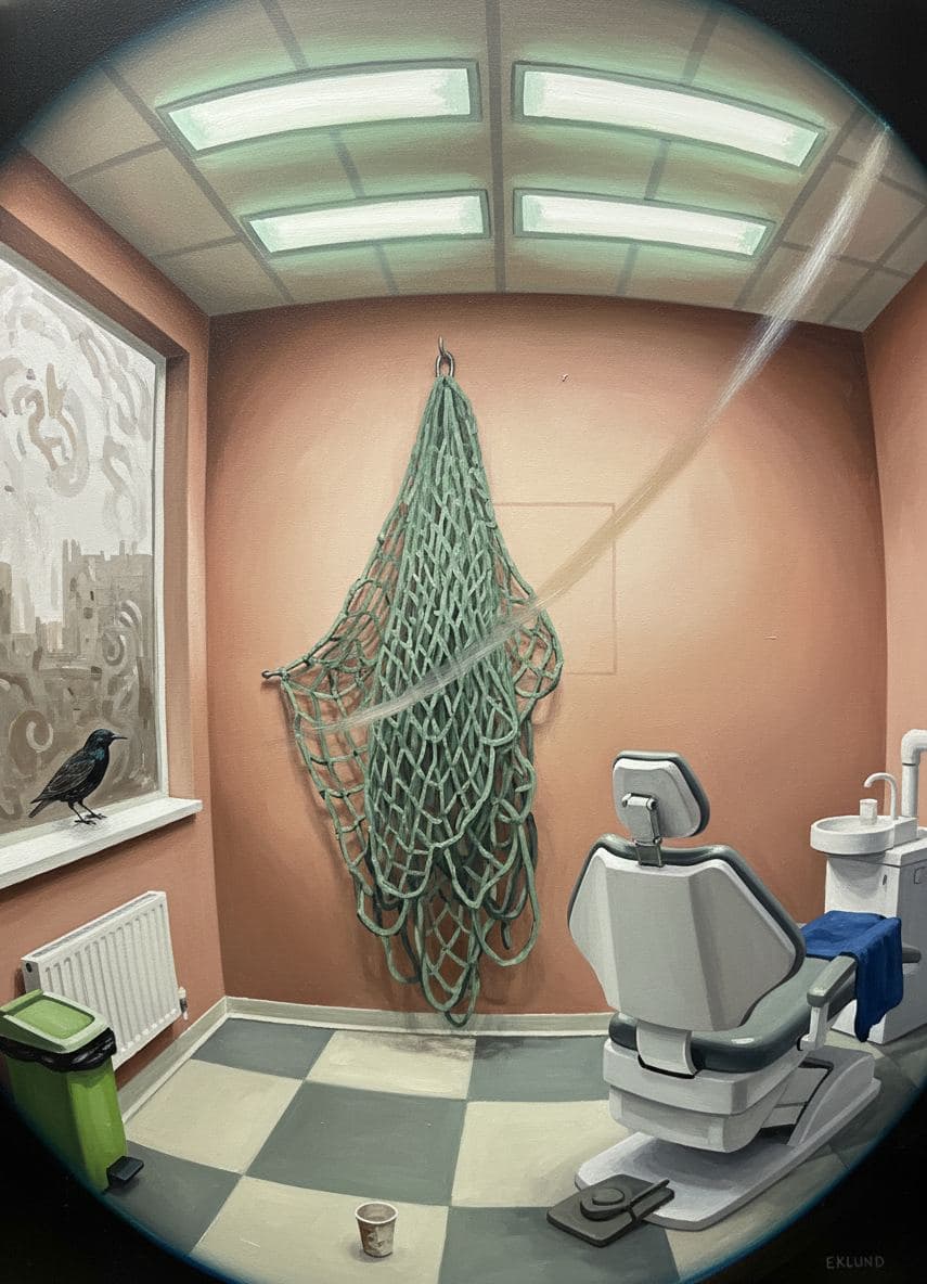 Untitled (Dentist's Waiting Room) — abstract work by Viktor Eklund — MODULAR · a one-of-a-kind original