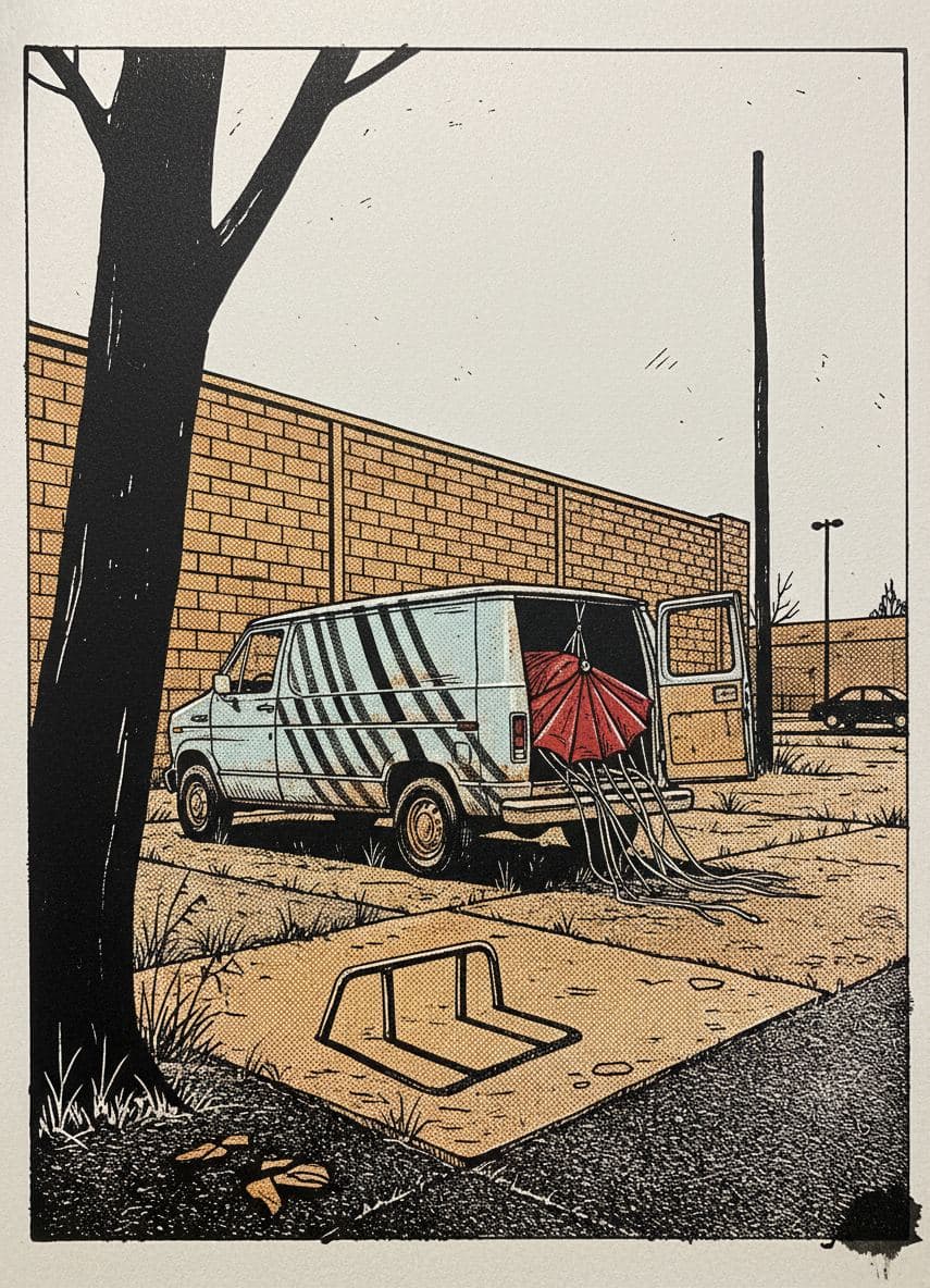 Untitled (Econoline, Afternoon) — print by Yuko Shimizu-Tachibana — MODULAR · a one-of-a-kind original