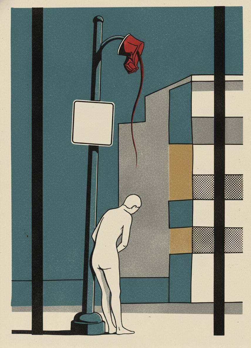 Untitled (Elm Street Lamppost) — print by Yuko Shimizu-Tachibana — MODULAR · a one-of-a-kind original