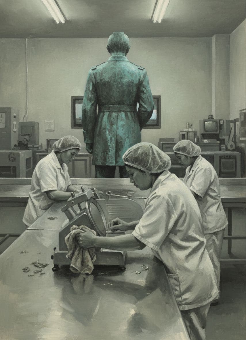 Untitled (Food Processing Plant) — abstract work by Saskia Vandenberg — MODULAR · a one-of-a-kind original