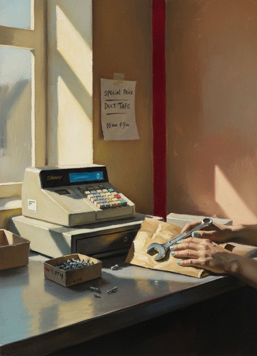 Untitled (Hafnarfjörður Counter) — abstract work by Saskia Vandenberg — MODULAR · a one-of-a-kind original