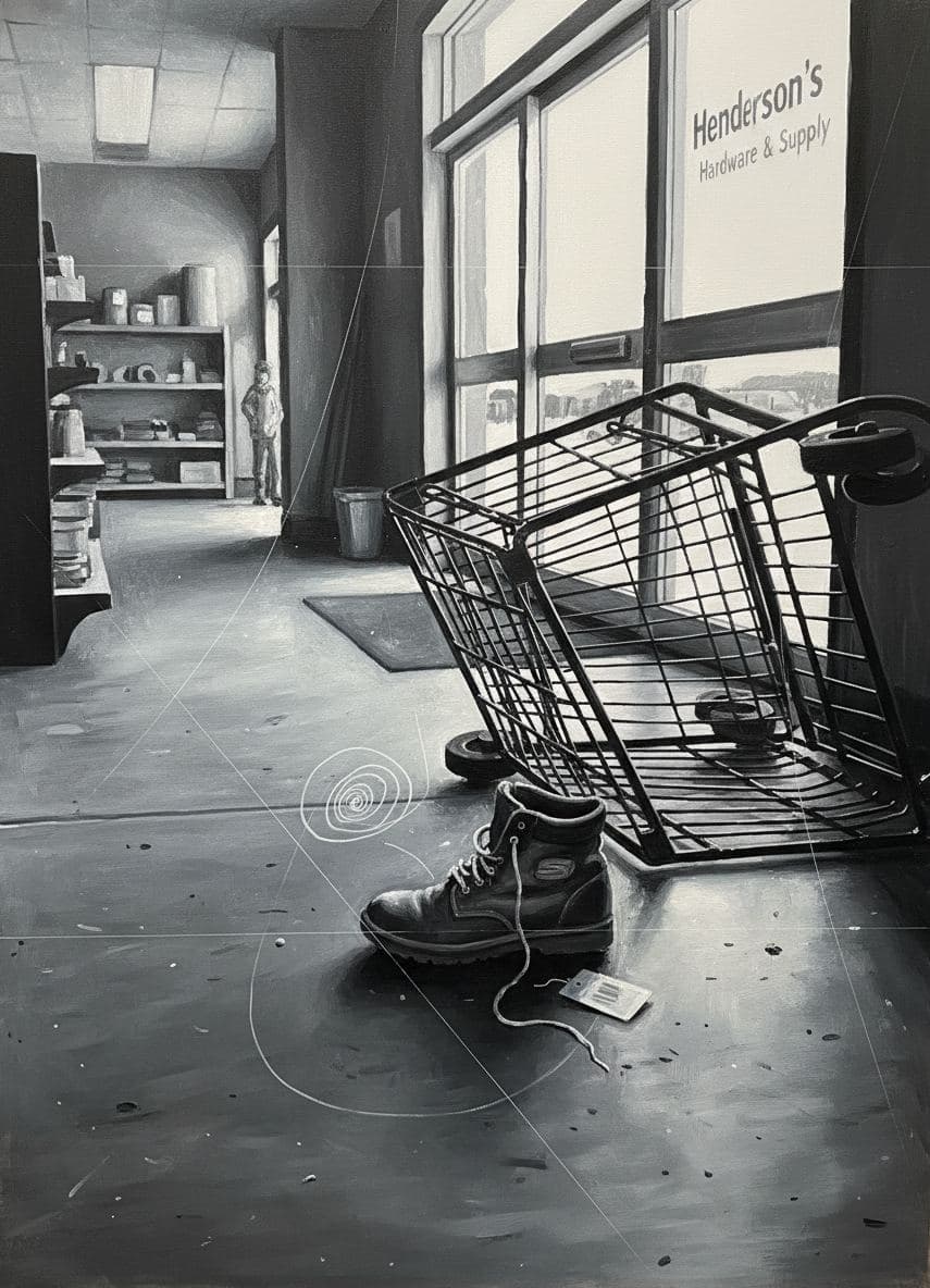 Untitled (Henderson's Hardware & Supply) — abstract work by Viktor Eklund — MODULAR · a one-of-a-kind original