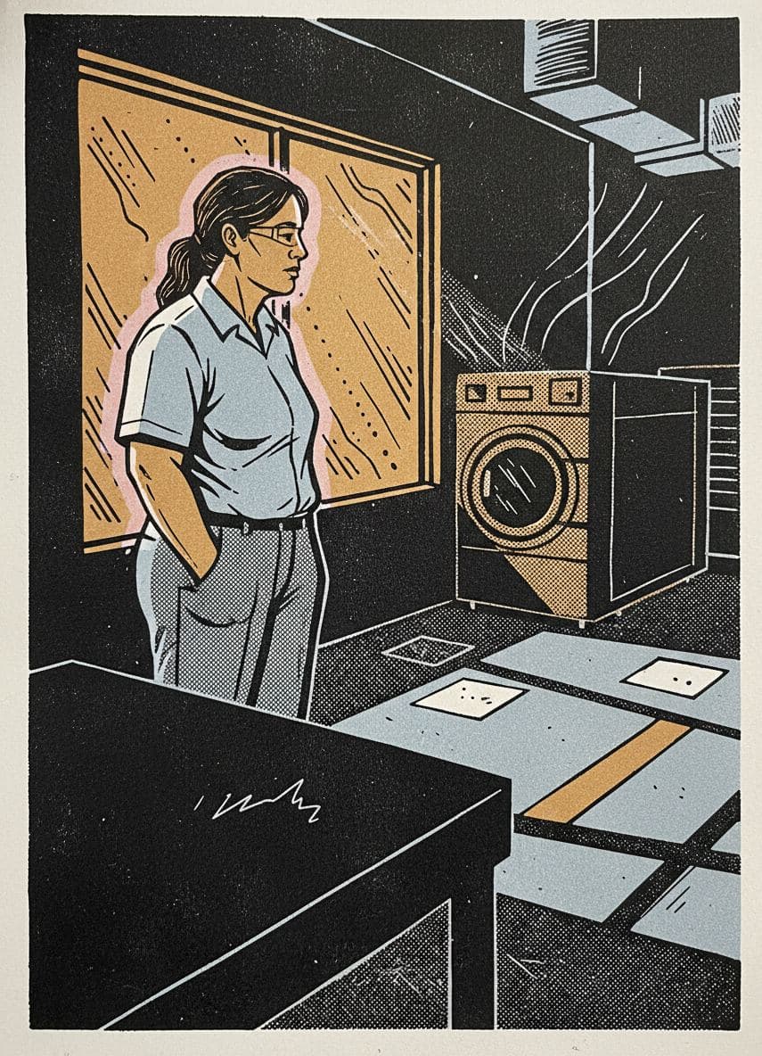 Untitled (Laundry Room, Morning) — print by Yuko Shimizu-Tachibana — MODULAR · a one-of-a-kind original