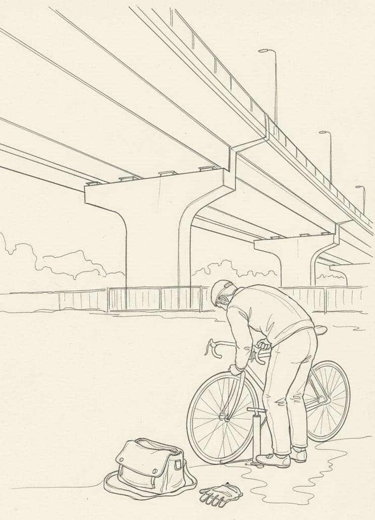 Untitled (Miklabraut Underpass) — painting by Matteo Iannelli — MODULAR · a one-of-a-kind original