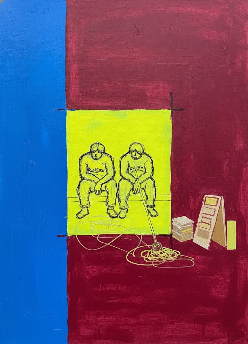 Untitled (Municipal Intake Waiting Room) — abstract work by Saskia Vandenberg — MODULAR · a one-of-a-kind original