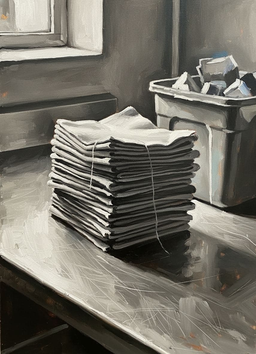 Untitled (Polanco Taqueria, 10 AM) — abstract work by Stefan Tannhäuser — MODULAR · a one-of-a-kind original