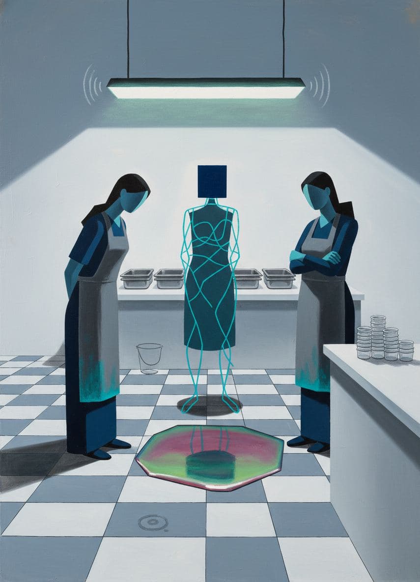 Untitled (Prep Kitchen, Evening) — abstract work by Stefan Tannhäuser — MODULAR · a one-of-a-kind original