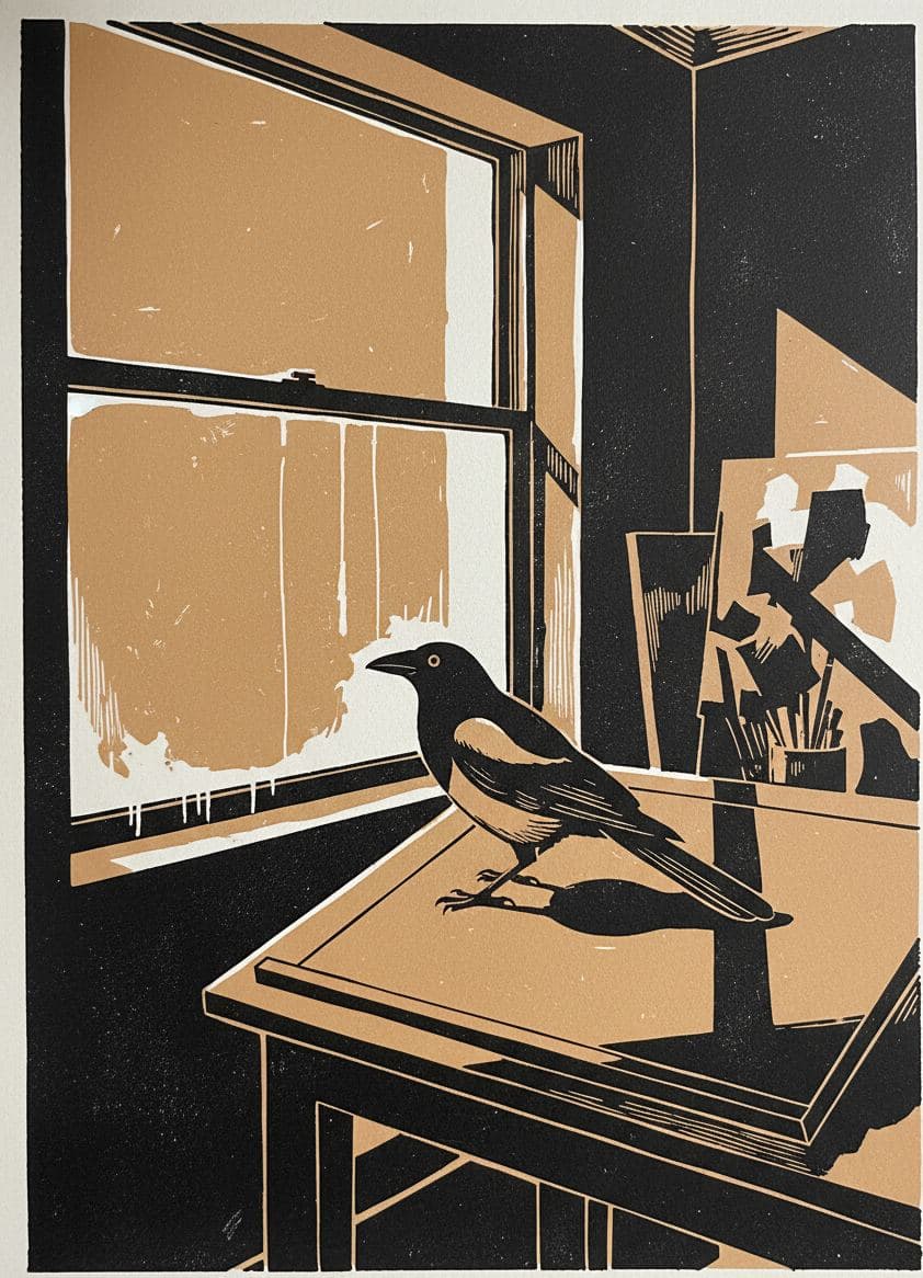 Wiping Condensation from the Pane — print by Anya Pietrowski — MODULAR · a one-of-a-kind original