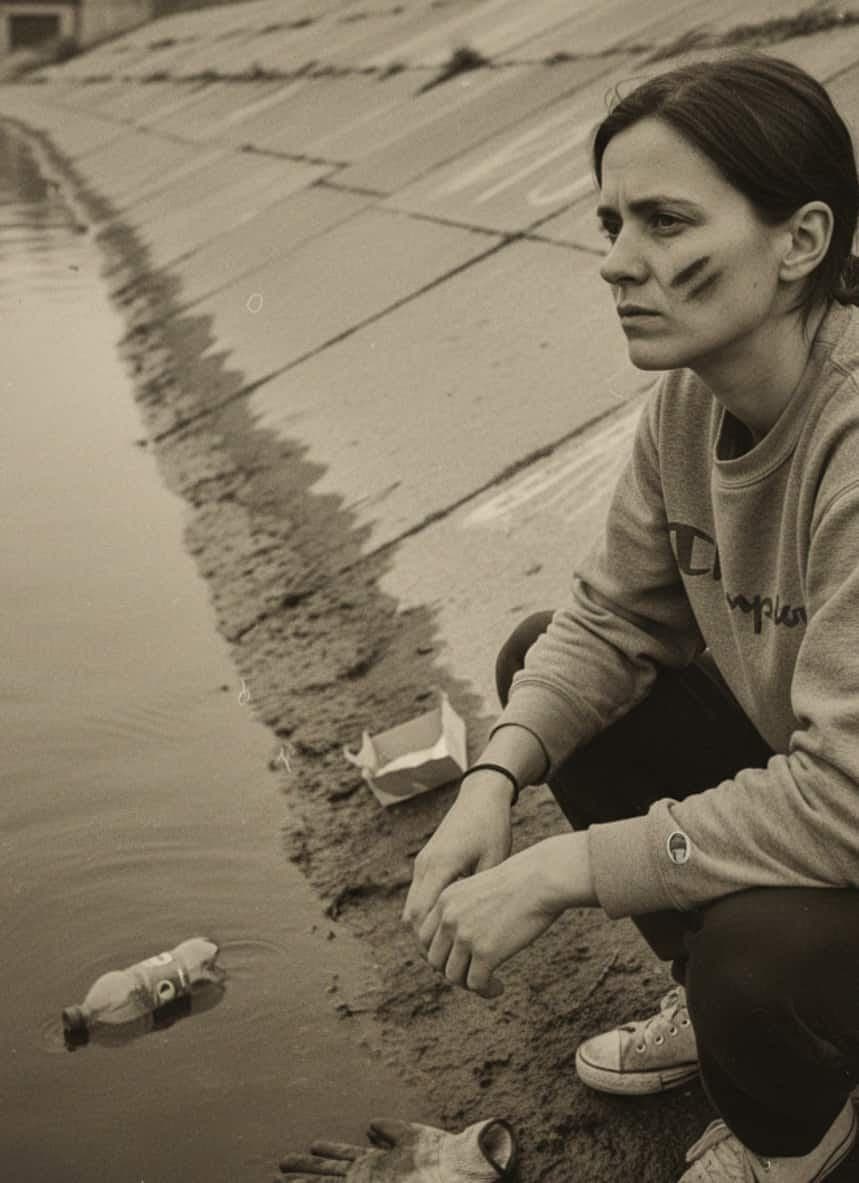 Woman by the River — Henri de Bruyn · MODULAR one-of-a-kind original