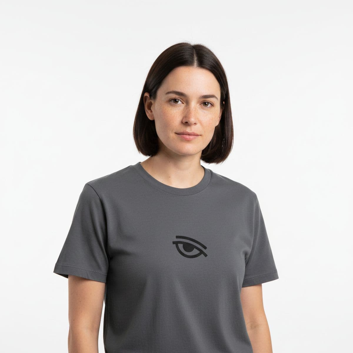 Kitchen Chair with a Scuffed Leg printed on a t-shirt, worn