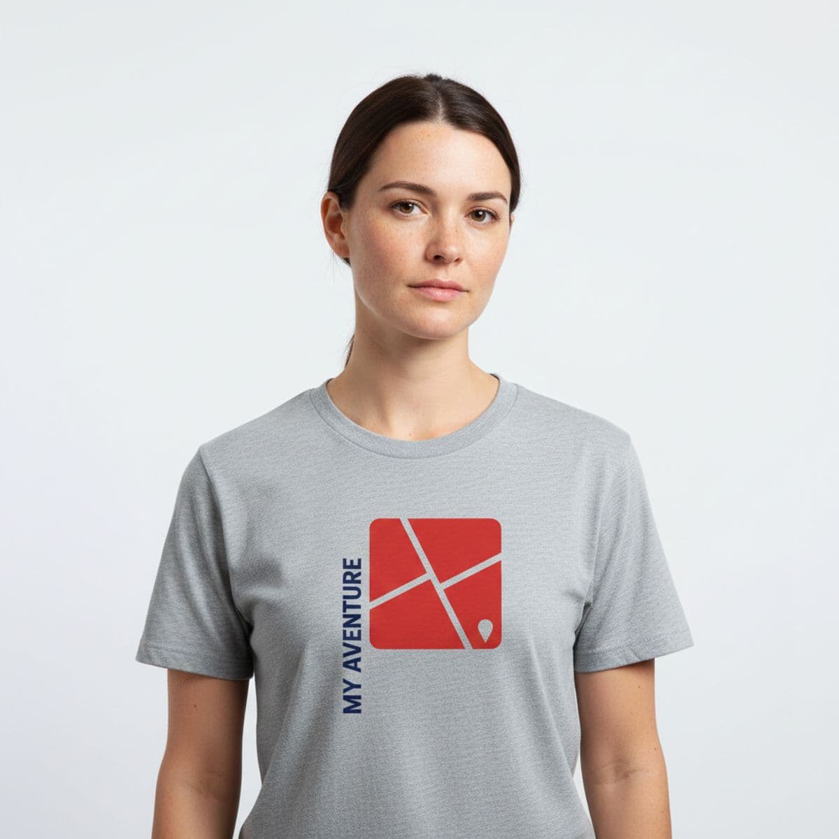 Open-Plan Office with a Dinosaur printed on a t-shirt, worn
