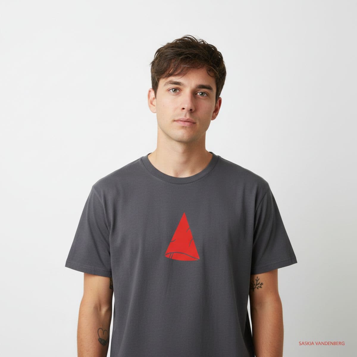 The Calendar Hanging on December printed on a t-shirt, worn