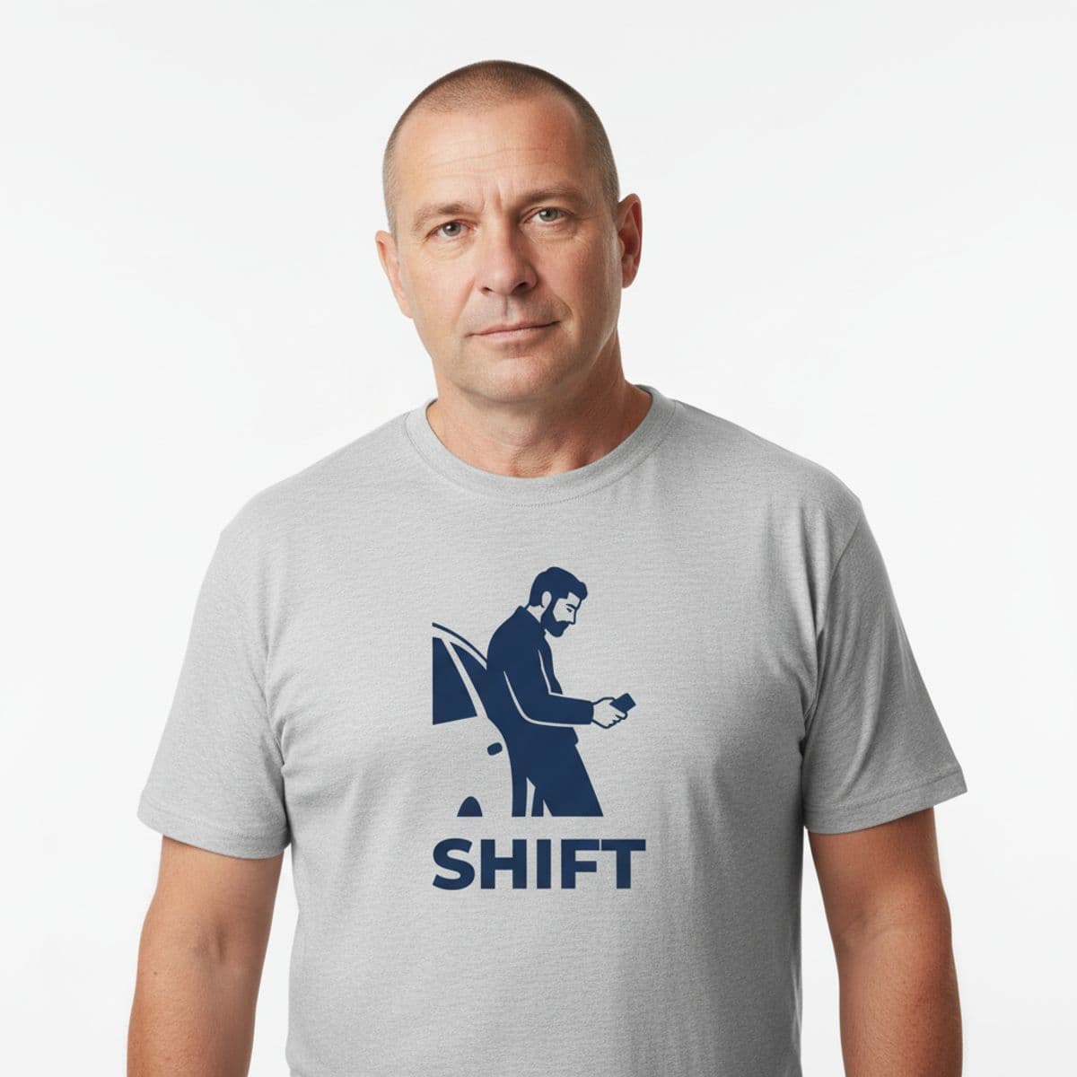 They Don't Pay Me Enough for This printed on a t-shirt, worn