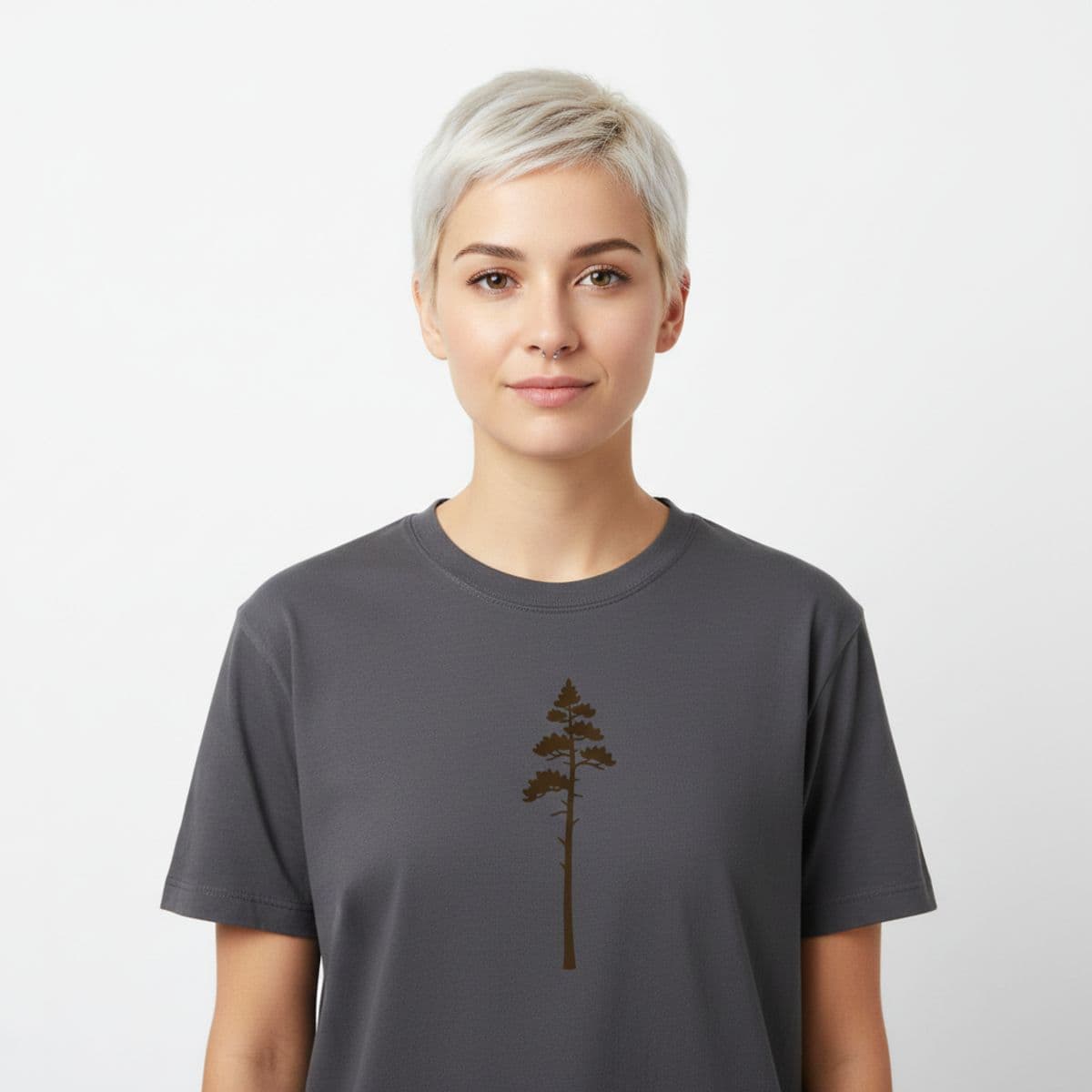 Untitled (SuperValue Loading Dock) printed on a t-shirt, worn